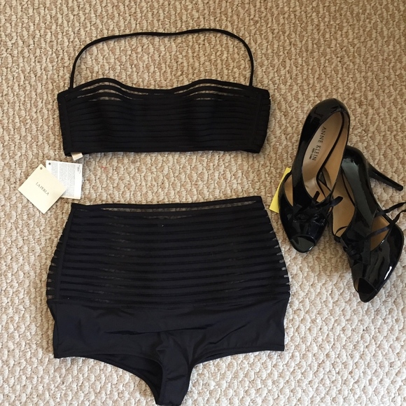 ANNE KLEIN Patent Lace-Up Peep Toe Pumps - Picture 8 of 8